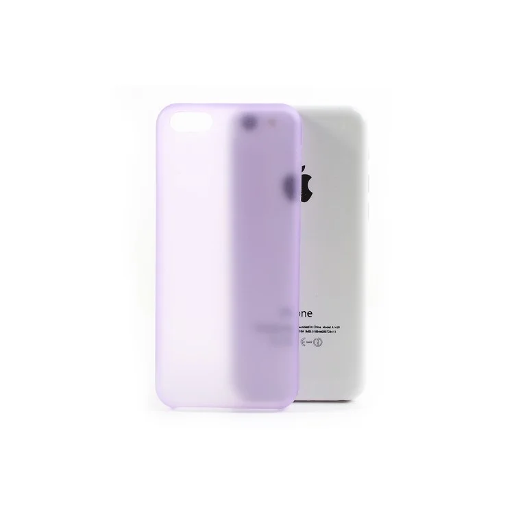 0.3mm Ultra Slim Matte Hard Case for iPhone 5C - Purple