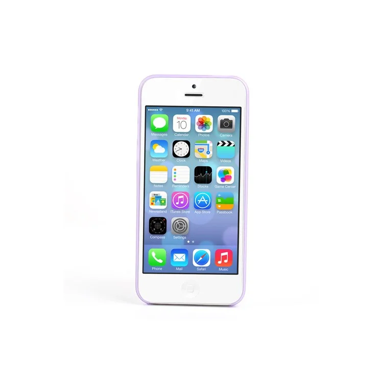 0.3mm Ultra Slim Matte Hard Case for iPhone 5C - Purple