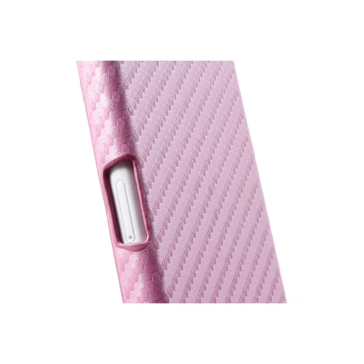 Carbon Fiber Leather Coated for iPhone 5c Hard Shield - Pink