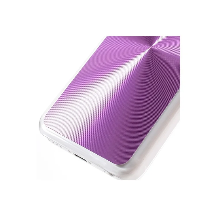 Purple CD Veins Aluminium Backplate Plastic Case for iPhone 5c
