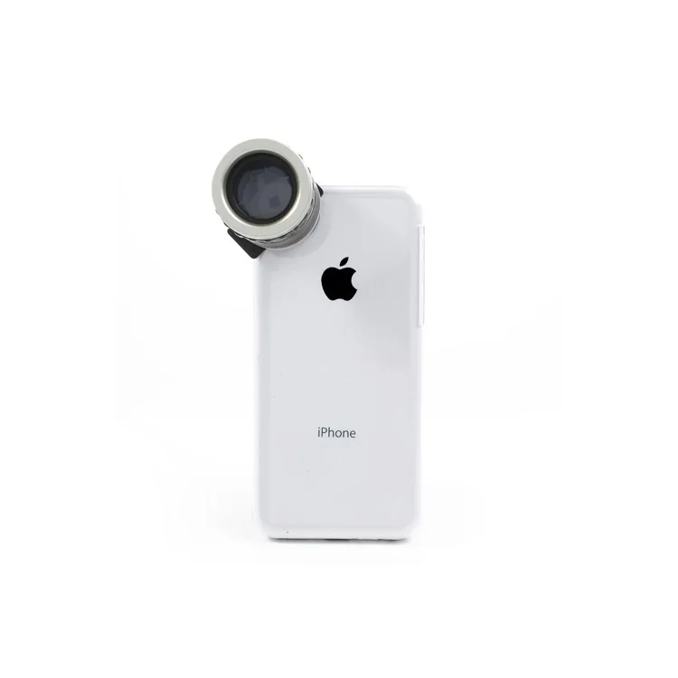 8X Zoom Telescope Camera Lens with Transparent Hard Case for iPhone 5c
