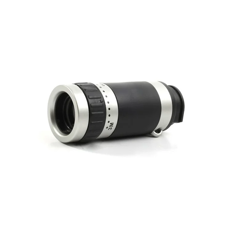 8X Zoom Telescope Camera Lens with Transparent Hard Case for iPhone 5c