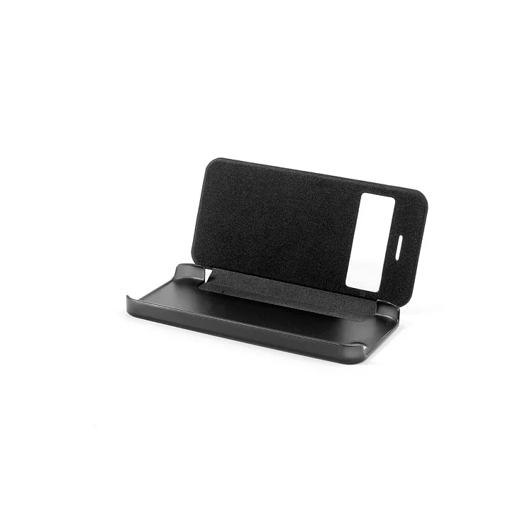 Black Slim S View Leather Flip Cover for iPhone 5s 5