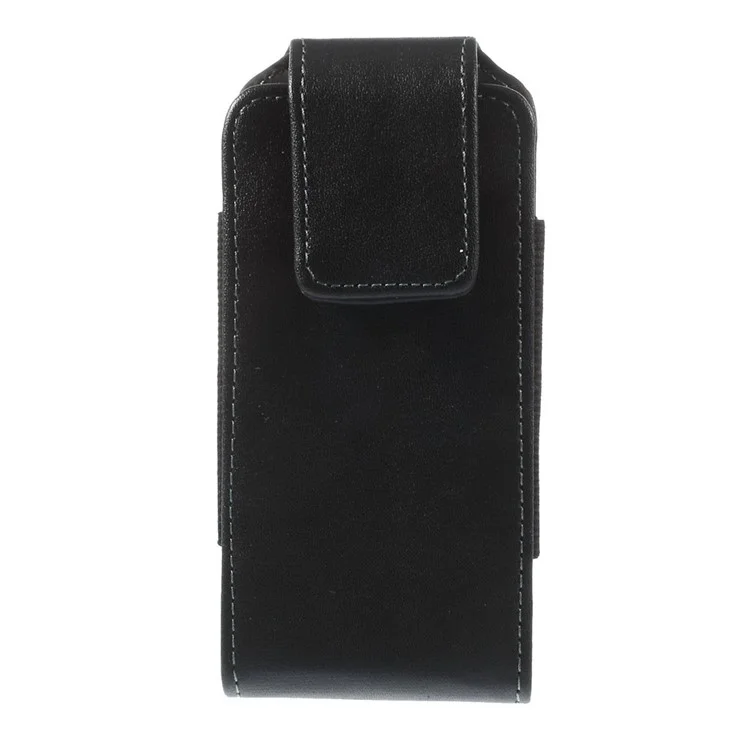 Magnetic Vertical Leather Pouch Case with Belt Clip for iPhone 5s 5