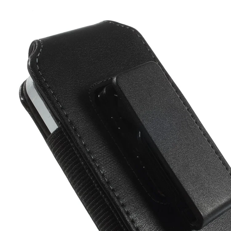 Magnetic Vertical Leather Pouch Case with Belt Clip for iPhone 5s 5