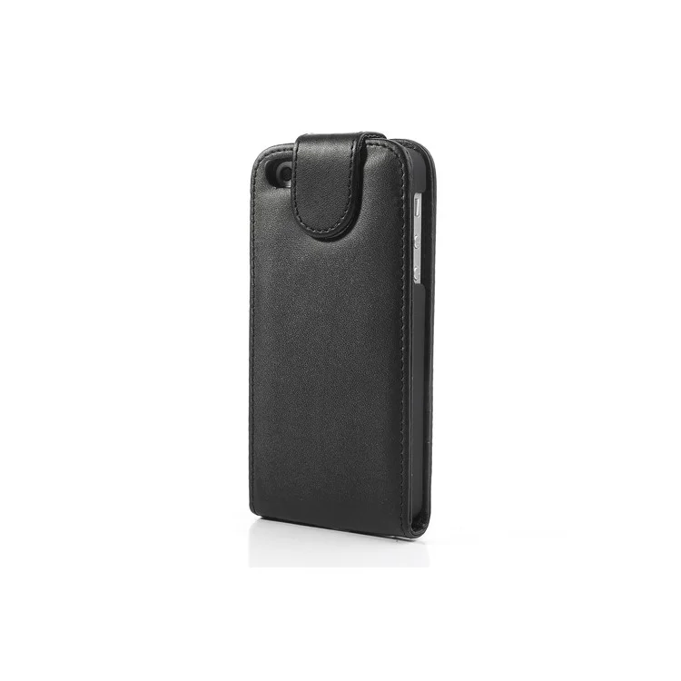 Black Vertical Leather Card Holder Case for iPhone 5 5s