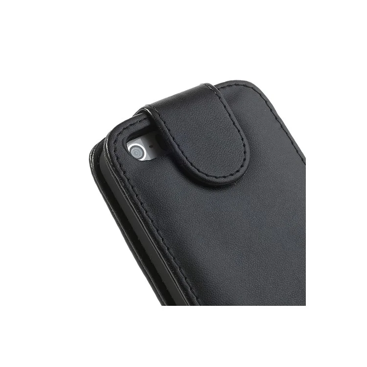 Black Vertical Leather Card Holder Case for iPhone 5 5s