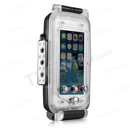IPX8 Waterproof Photo Housing 40m/130ft Rated Underwater Case for iPhone 5s 5 5c - Black