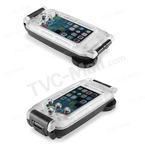 IPX8 Waterproof Photo Housing 40m/130ft Rated Underwater Case for iPhone 5s 5 5c - Black
