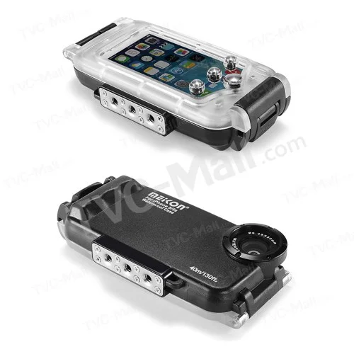 IPX8 Waterproof Photo Housing 40m/130ft Rated Underwater Case for iPhone 5s 5 5c - Black