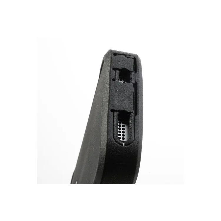 Impact Resistant PC & Silicone Hybrid Case for iPhone 5s 5, with Touchable Front Film - Black