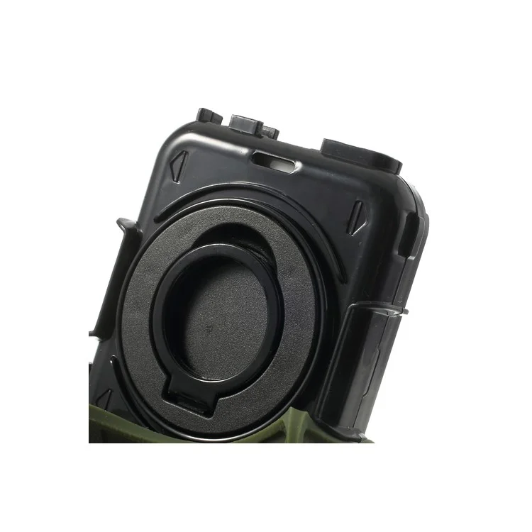 Army Green 3-Piece PC & Silicone for iPhone 5s 5c 5 High Impact Combo Shell w/ Holder