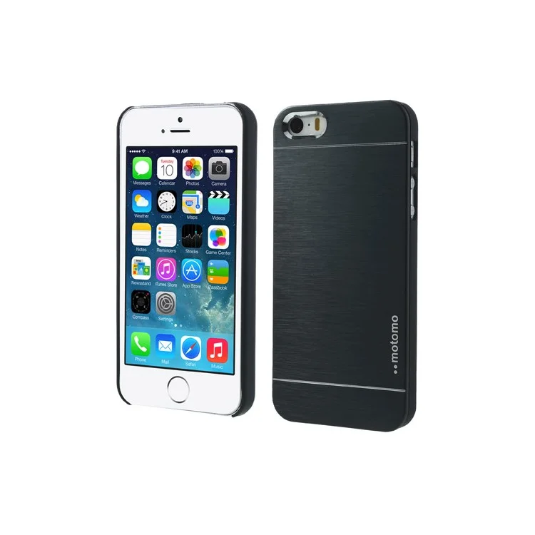 Grey MOTOMO for iPhone 5s 5 Brushed Aluminum Metal Hard Case Cover