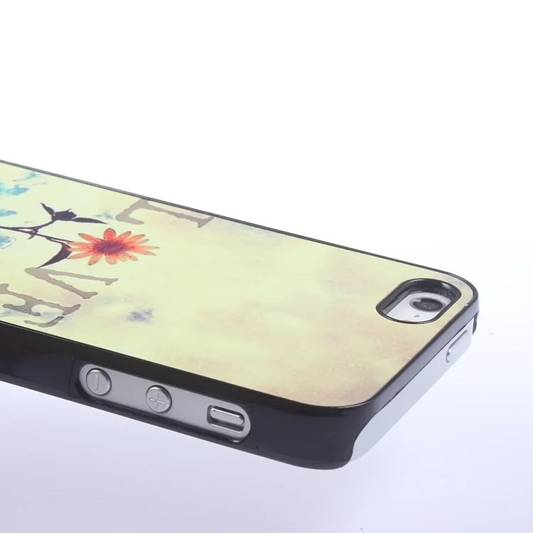 Sunflower Love Plastic Aluminum Cover for iPhone 5s 5