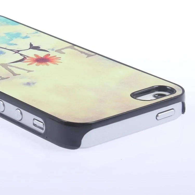 Sunflower Love Plastic Aluminum Cover for iPhone 5s 5