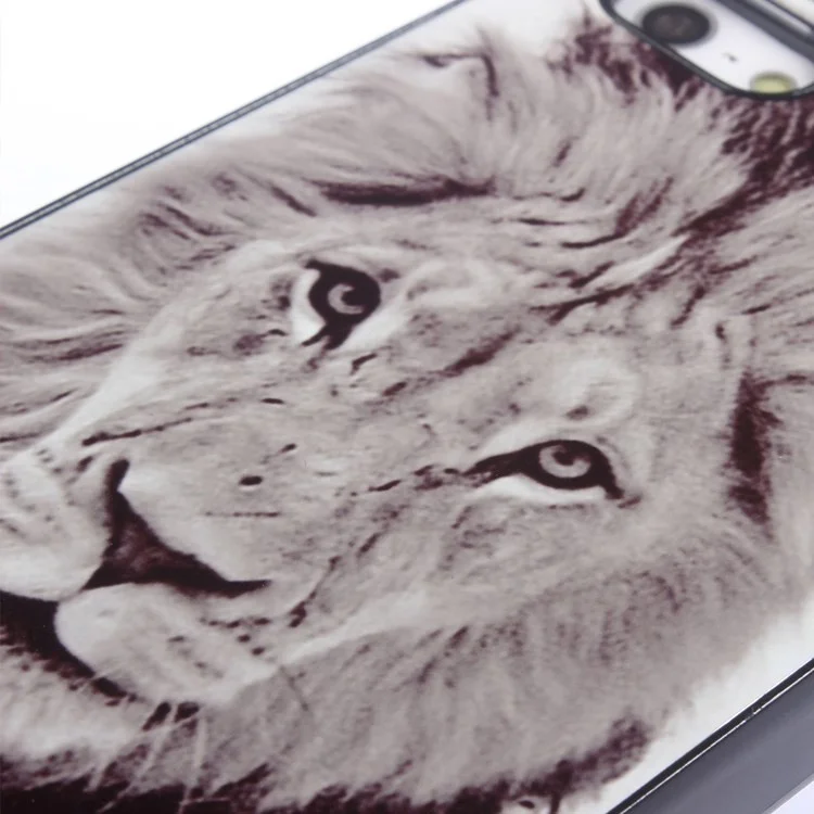 Running Lion Hard Aluminum Protetive Case for iPhone 5s 5