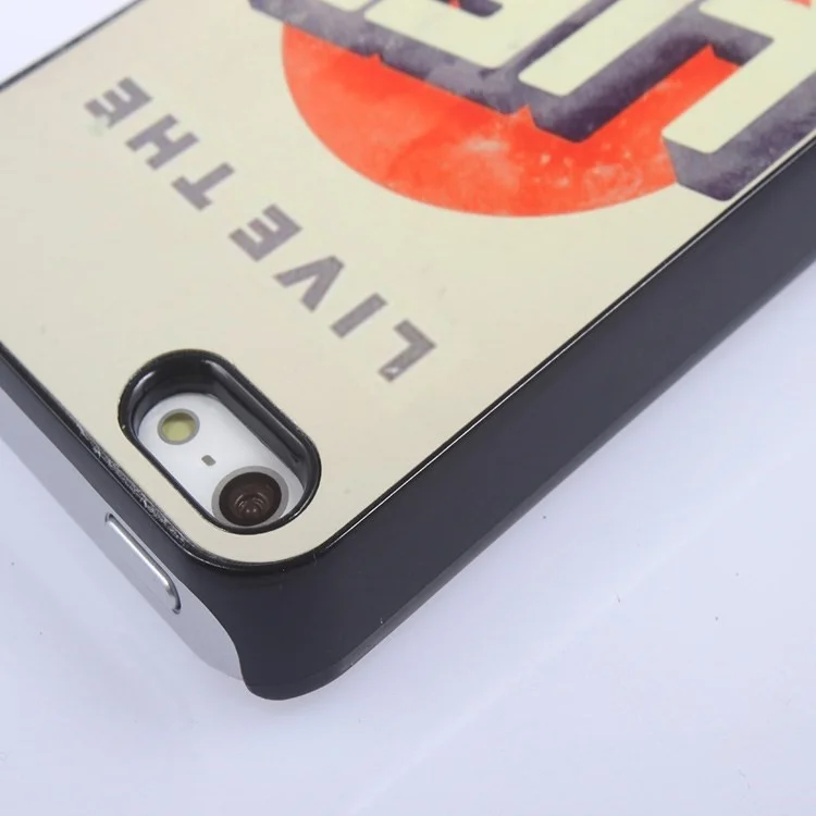 Quote Hard Aluminum Shell Case for iPhone 5s 5 - Live the life you have imaged