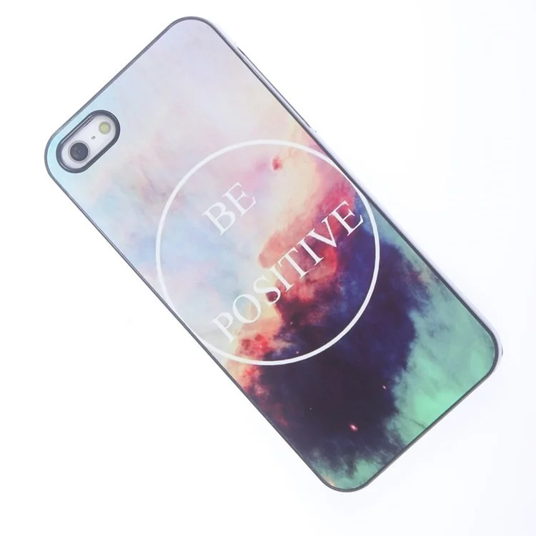 Be Positive Aluminum Hard Phone Case for iPhone 5s 5