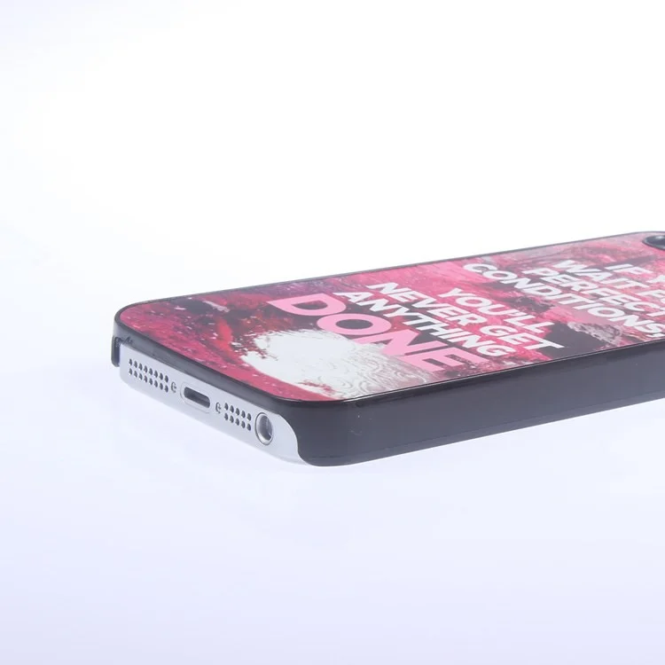 Quote for iPhone 5s 5 Aluminum Hard Case - If you wait for perfect conditions, you will never get anything done