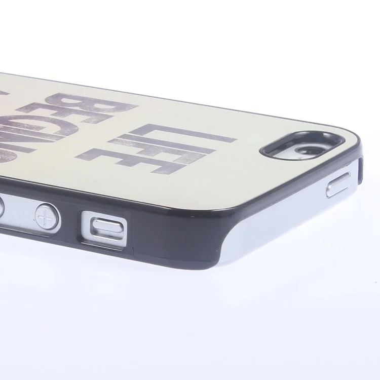 Life Begins After Coffee for iPhone 5s 5 Aluminum Hard Shield Case