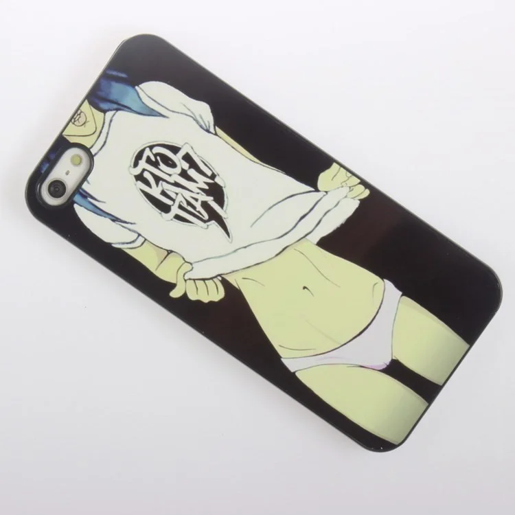Girl in Sexy Underpants & White T-shirt for iPhone 5s 5 Hard Skin Shell
