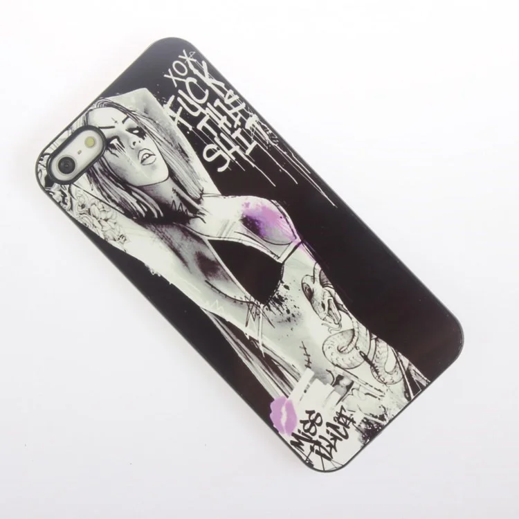 Fuck the Shit Stylish Girl for iPhone 5s 5 Hard Skin Case