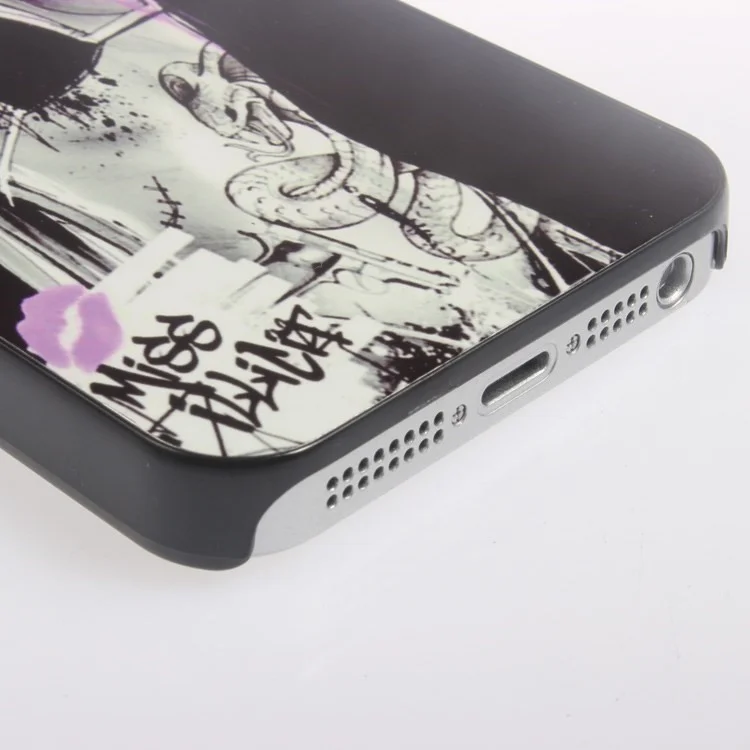 Fuck the Shit Stylish Girl for iPhone 5s 5 Hard Skin Case