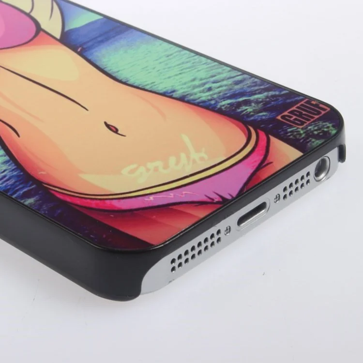 Grub Sexy Girl in Rose Bikini for iPhone 5s 5 Hard Shell Case
