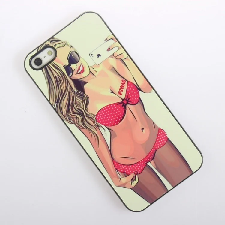 Yulia Gorodinski Selfportrait Girl for iPhone 5s 5 Plastic Shield Cover