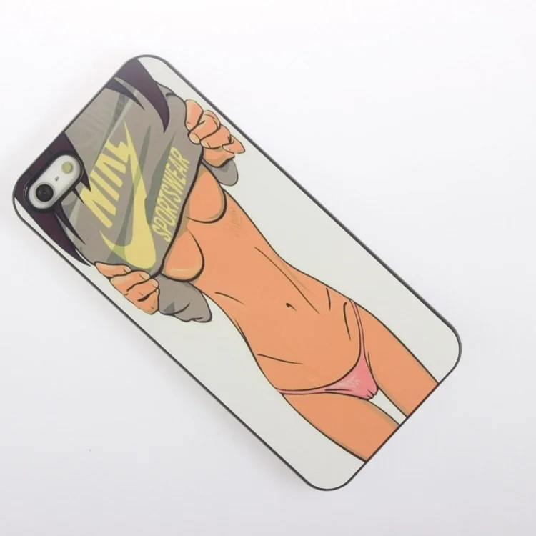 Sexy Girl in Underpants Sportswear for iPhone 5s 5 Plastic Shield Cover