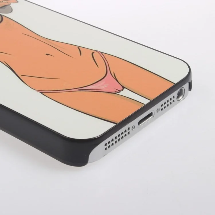 Sexy Girl in Underpants Sportswear for iPhone 5s 5 Plastic Shield Cover