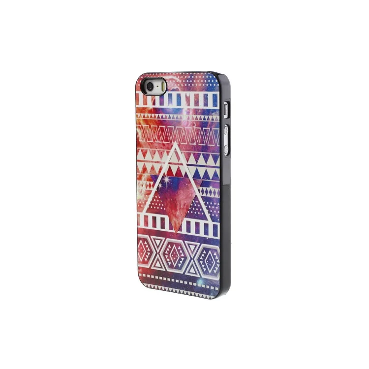 Triangle Tribe Design Aluminum Metal Coated Hard Case for iPhone 5s 5