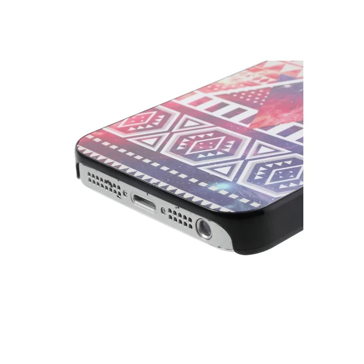 Triangle Tribe Design Aluminum Metal Coated Hard Case for iPhone 5s 5