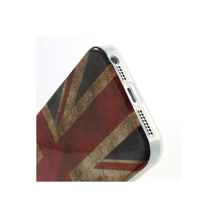 For iPhone 5s 5 Retro Union Jack Flag IMD Gel TPU Shell