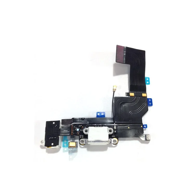 For iPhone 5s Dock Connector Charging Port Flex Cable Replacement OEM - White