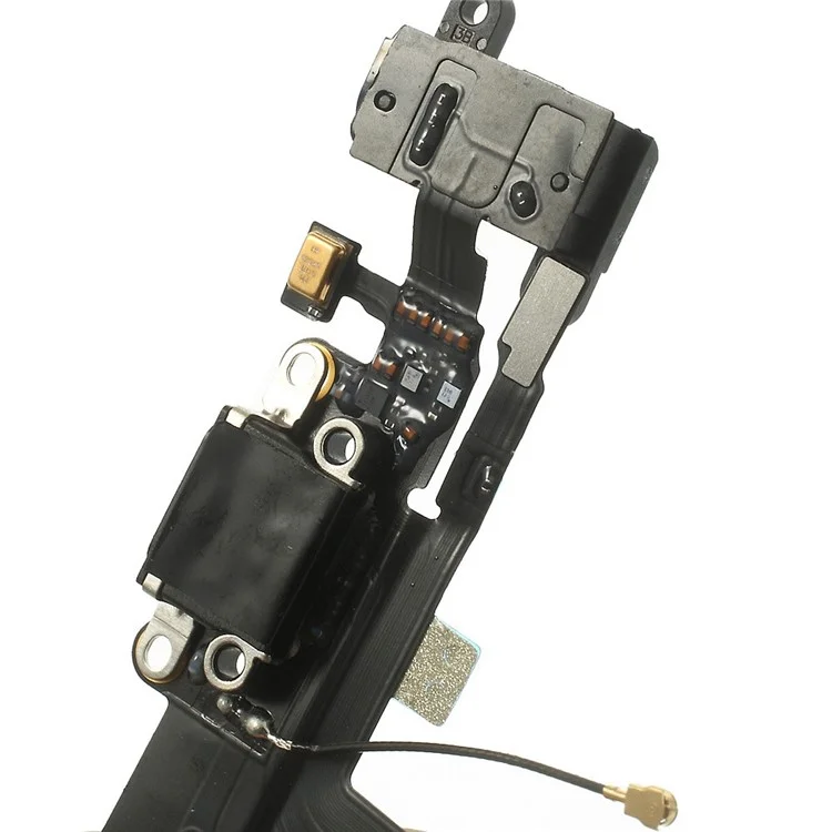 For iPhone 5s Charging Port Dock Connector Earphone Jack Flex Cable (OEM, not brand new) - Black