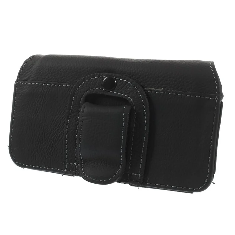 Lychee Texture Two-layer Genuine Split Leather Carrying Case w/ Belt Clip and Belt Loop for iPhone 6 4.7 inch/ Samsung S5 G900
