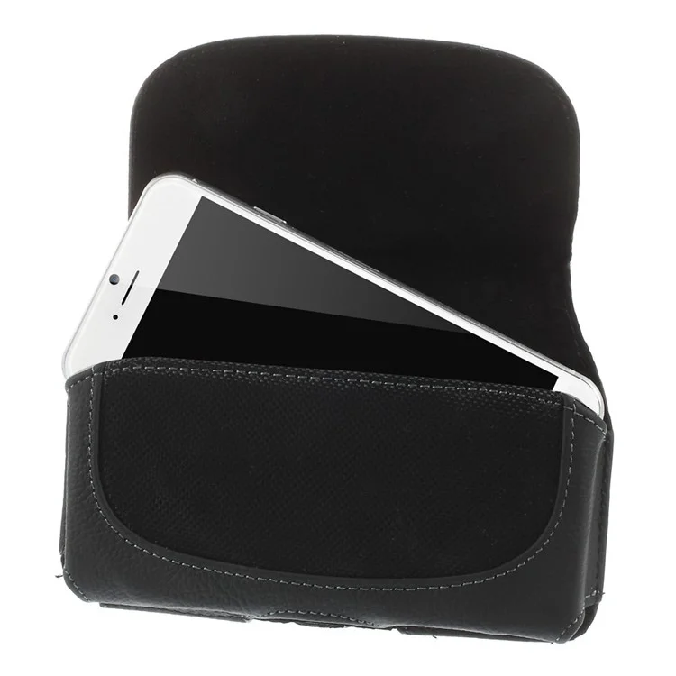 Lychee Texture Two-layer Genuine Split Leather Carrying Case w/ Belt Clip and Belt Loop for iPhone 6 4.7 inch/ Samsung S5 G900