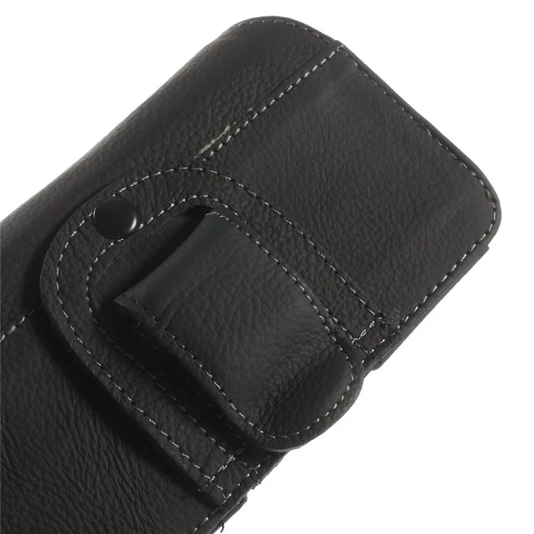 Lychee Texture Two-layer Genuine Split Leather Carrying Case w/ Belt Clip and Belt Loop for iPhone 6 4.7 inch/ Samsung S5 G900