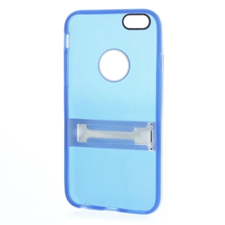 PC & TPU Hybrid Kickstand Case Shell for iPhone 6 4.7 inch - Blue