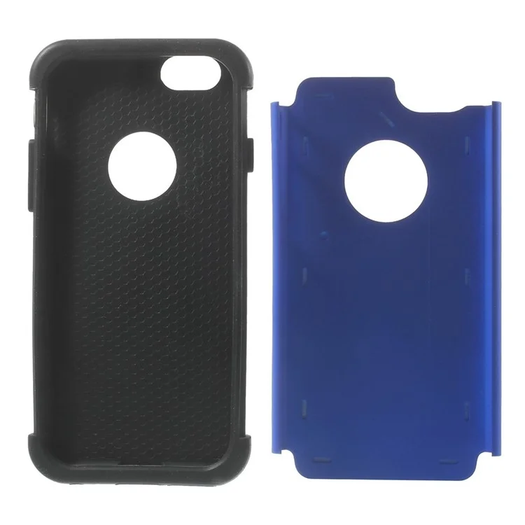 Starry Sky Rhinestones Inlaid PC & Silicone 2 in 1 Detachable Case Cover for iPhone 6 4.7 inch - Dark Blue