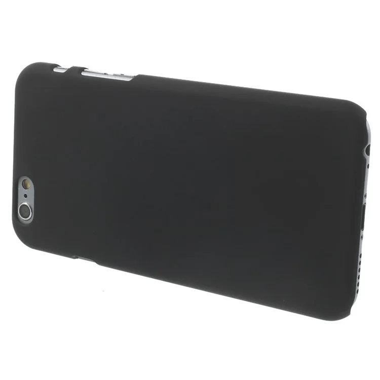 For iPhone 6 4.7 inch Rubberized PC Back Cover Shell - Black