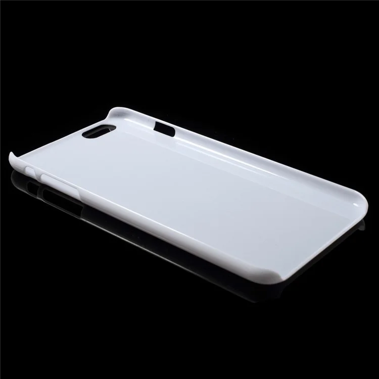 100PCS DIY Style Glossy Hard Back Case for iPhone 6 4.7 inch - White