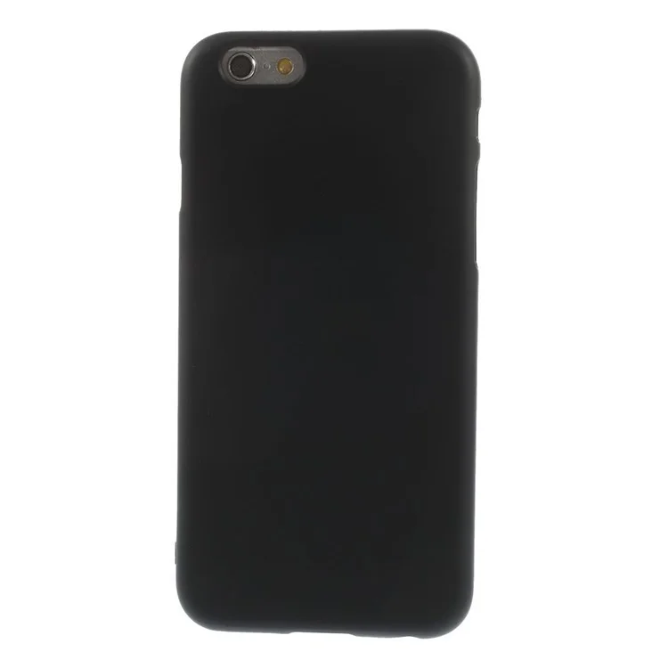 Matte Anti-fingerprint Soft TPU Case for iPhone 6 4.7 inch - Black