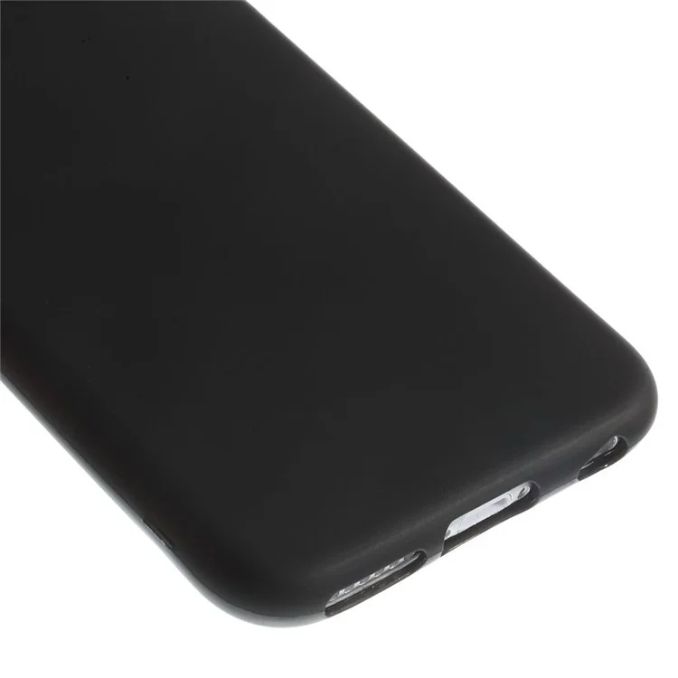 Matte Anti-fingerprint Soft TPU Case for iPhone 6 4.7 inch - Black