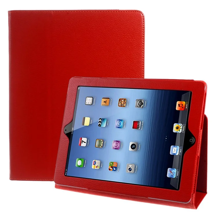 Folding Leather Stand Case for New iPad 2nd 3rd 4th Gen