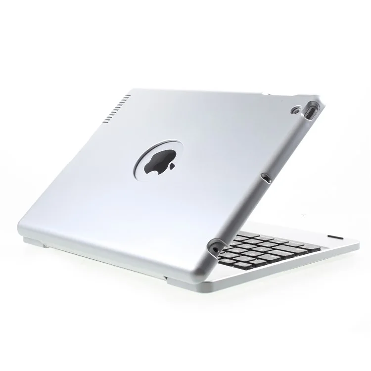 Lastest Wireless Bluetooth Keyboard Plastic Case for iPad 2 3 4 - Silver