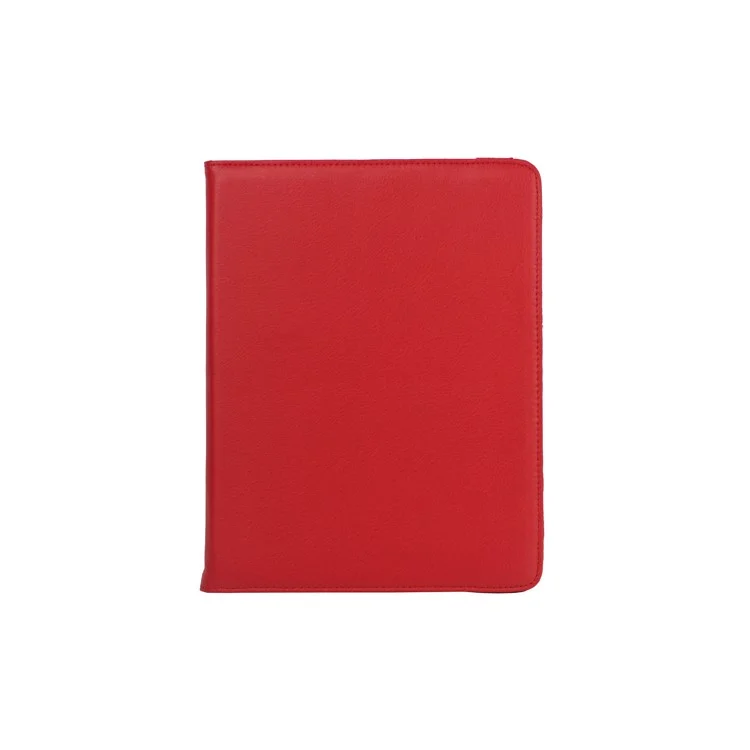 360 Degree Rotating New iPad 2 3 4 Leather Case Cover with Stand - Red