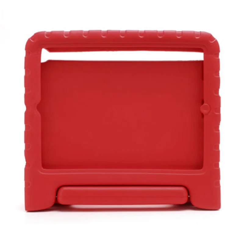 Portable Kids Eco-friendly EVA Foam Case with Handle & Stand for iPad 2 / 3 / 4 - Red