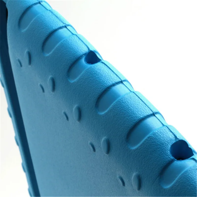 Portable Kids Eco-friendly EVA Foam Case Shell with Handle & Stand for iPad 2 / 3 / 4 - Blue